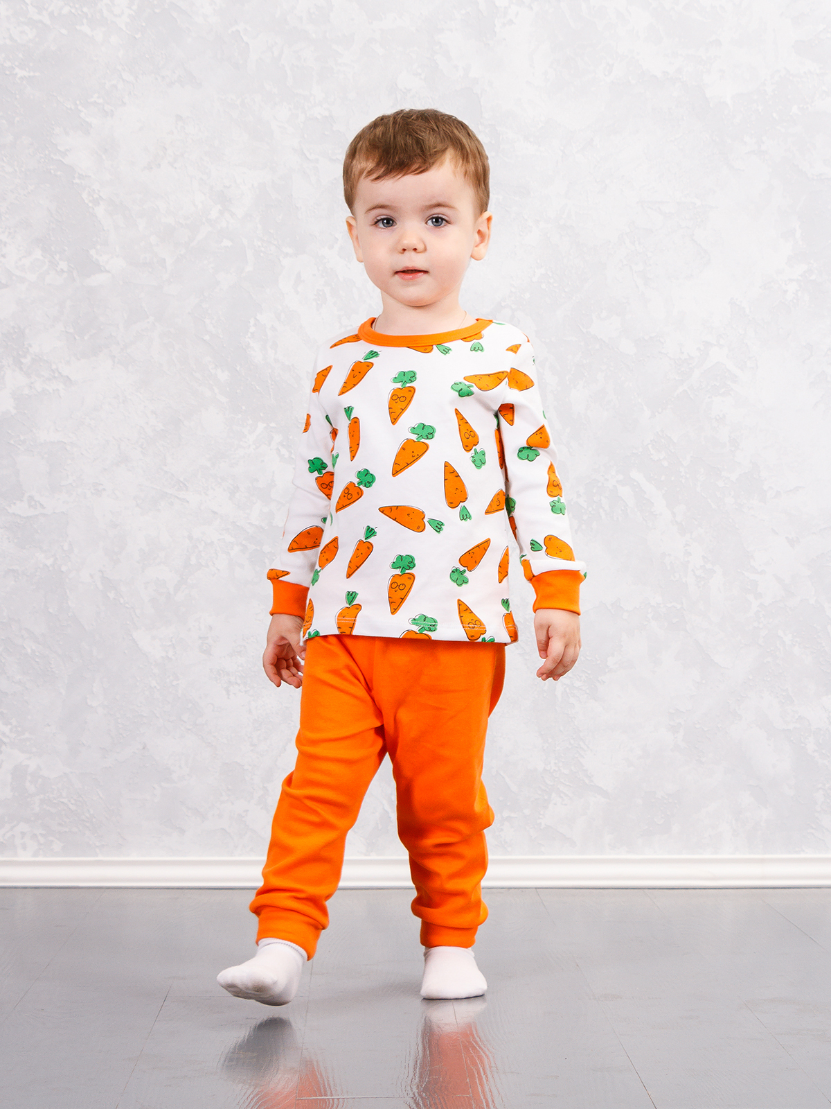  Пижама детская  Морковка размер  104